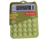 Royal RB102 Rubber Calculator - Green
