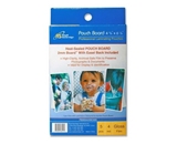 Royal Sovereign Heat Sealed Pouchboard Laminating Pouches White Back 4 Mil 4 3/8- X 6 1/2- Photo Size