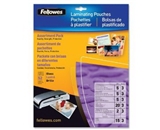 Fellowes Laminating Pouches, Thermal, Kit, Assorted Sizes, 3 Mil, 52 Pack