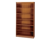 Safco 2-Shelf Square-Edge Veneer Bookcase, Cherry [Kitchen]