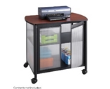 Safco Impromptu Deluxe Machine Stand with Doors, Black (1859BL) [CD-ROM]