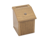 Safco Wood Locking Suggestion Box