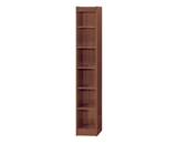 Safco WorkSpace 6 Shelf 12-W Wood Baby Bookcase in Cherry