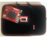 Samsill Microsoft 15.6-inch/16-inch Neoprene Laptop Sleeve Black/red 39521