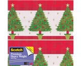 Scotch Gift Wrap, Festive Trees Pattern, 25-Square Feet, 30-Inch x 10-Feet (AM-WPFT-12)