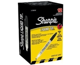 Sharpie Liquid Chisel Tip Permanent Markers, 12 Black Markers (7073502392)