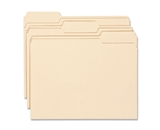 Smead Manila Folder, Letter Size, 11 Point, 1/3-Cut Tab, 100 per Box (10330)