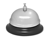 Sparco Products Products - Nickel Plated Call Bell, 2-3/4- High, 3-3/8- Base, Chrome/Black - Sold as 1