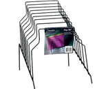 Step File, 8 Sections, Wire, 10 1/8w x 12 1/8d x 11 7/8h, Black