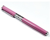 Stylus Blush Color Fountain Pen Chrome Carved Ring with Push in Style Ink Converter