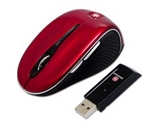 SwissGear The Pantera II Wireless Optical Mini Mobile Mouse (Red) [CD] [CD-ROM]