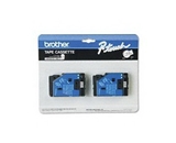 Brother TC20 1/2 Inch Black On White P-Touch Tape