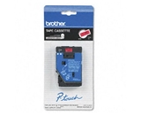 Brother TC5001 1/2 Inch Black on Red P-Touch Tape