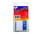 The Classics -Hello My Name Is- Badge Labels, Blue/White, 25 Count (TPG-457)