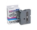 Brother TX2511 Black on White P-Touch Tape