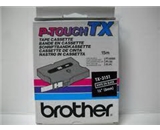Brother TX3151 1/4 Inch White on Black P-Touch Tape