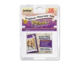 Brother TZAF131 Tape Cartridge, Black on Clear