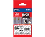 Brother TZeS121 Tape, Black on Clear Extra Strength, 9mm