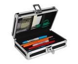 Vaultz Locking VZ01257 Pencil Box, Assorted Colors