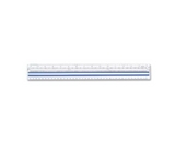 Westcott Data Processing Magnifying Ruler, Clear, 15-